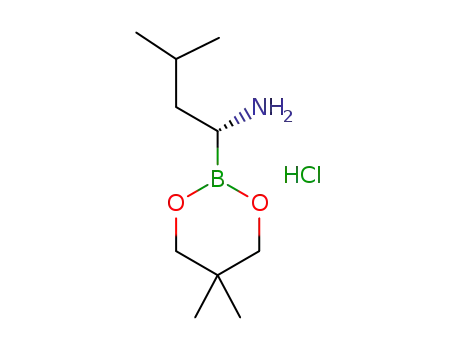 (R)-1-amino-3-methylbutane-1-boronic acid-1-(neopentyl glycol) ester hydrochloride