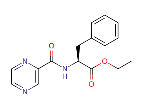 (pyrazine-2-carbonyl)-L-phenylalanine ethyl ester
