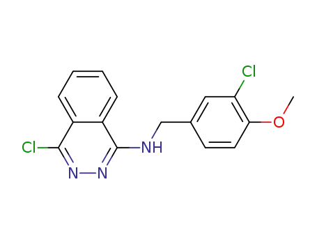 4-chloro-N-[(3-chloro-4-methoxyphenyl)methyl]phthalazin-1-amine