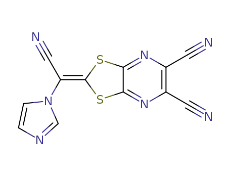 2-(cyano(1H-imidazol-1-yl)methylene)-[1,3]dithiolo[4,5-b]pyrazine-5,6-dicarbonitrile