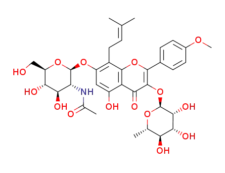 7-O-β-D-[2-(N-acetylamino)-2-deoxyglucopyranosyl]baohuoside