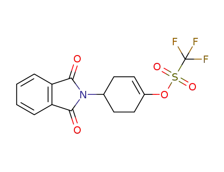 4-(1,3-dioxoiso indolin-2-yl)cyclohex-1-en-1-yl trifluoromethanesulfonate
