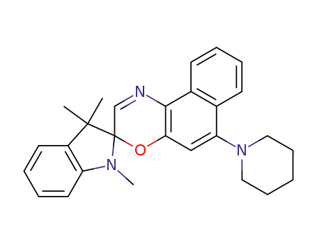 6'-piperidine-1,3,3-trimethylspiro(indoline-2,3'[3H]naphth[2,1-b][1,4]oxazine)