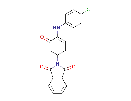 2-(4-((4-chlorophenyl)amino)-5-oxocyclohex-3-en-1-yl)isoindoline-1,3-dione