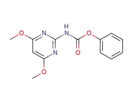 Molecular Structure of 89392-03-0 (4,6-Dimethoxy-2-(phenoxycarbonyl)aminopyrimidine)