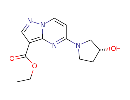 ethyl 5-[(3R)-3-hydroxypyrrolidin-1-yl]pyrazolo[1,5-a]pyrimidine-3-carboxylate