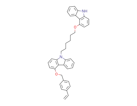 9-(6-((9H-carbazol-4-yl)oxy)hexyl)-4-((4-vinylbenzyl)oxy)-9H-carbazole