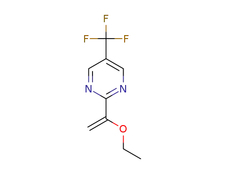 2-(1-ethoxyethenyl)-5-(trifluoromethyl)pyrimidine
