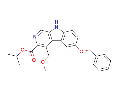 Propan-2-yl 4-(methoxymethyl)-6-phenylmethoxy-9h-pyrido[3,4-b]indole-3-carboxylate