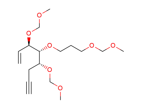 (5R,6R)-6-((R)-1-(methoxymethoxy)allyl)-5-(prop-2-yn-1-yl)-2,4,7,11,13-pentaoxatetradecane