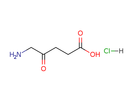 5451-09-2,5-Aminolevulinic acid hydrochloride,Levulinicacid, 5-amino-, hydrochloride (8CI);Pentanoic acid, 5-amino-4-oxo-,hydrochloride (9CI);5-Amino-4-oxopentanoic acid hydrochloride;Aminolevulinic acid hydrochloride;Levulan Kerastick;Unguentum-M;d-Aminolevulinicacid hydrochloride;5-Aminolevulinicacid hydrochloride;