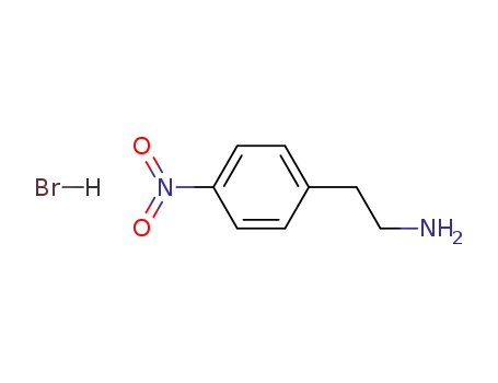 Molecular Structure of 69447-84-3 (4-Nitrophenylethylamine hydrobromide)