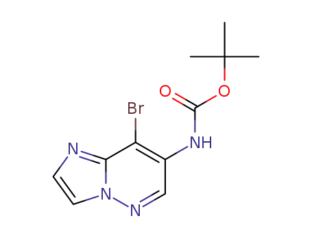 tert-butyl N-(8-bromoimidazo[1,2-b]pyridazin-7-yl)carbamate