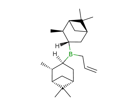 Molecular Structure of 106356-53-0 ((+)-Ipc2B(allyl), 1M in dioxane)