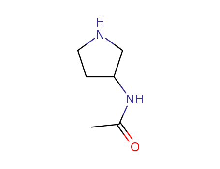 Molecular Structure of 79286-74-1 (3-ACETAMIDOPYRROLIDINE)
