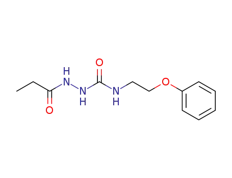Molecular Structure of 95885-12-4 (Propanoic acid, 2-[[(2-phenoxyethyl)amino]carbonyl]hydrazide)