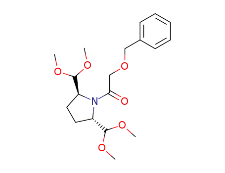 N-(benzyloxyacetyl)-trans-2,5-bis(methoxymethoxymethyl)-pyrrolidine