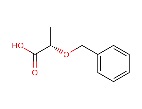 Molecular Structure of 33106-32-0 ((S)-2-(Benzyloxy)propanoic acid)
