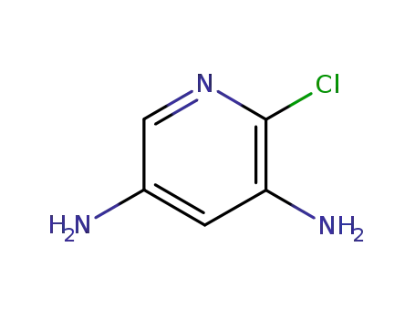 Molecular Structure of 5632-81-5 (2-CHLORO-3,5-DIAMINOPYRIDINE)