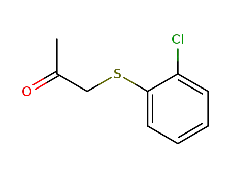 Molecular Structure of 17514-52-2 (1-[(o-Chlorophenyl)thio]-2-propanone)