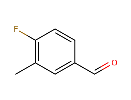 Molecular Structure of 135427-08-6 (4-Fluoro-3-methylbenzaldehyde)