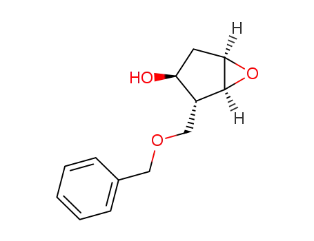 Molecular Structure of 117641-39-1 ((1S,2R,3S,5R)-2-(Benzyloxymethyl)-6-oxabicyclo[3.1.0]hexan-3-ol)