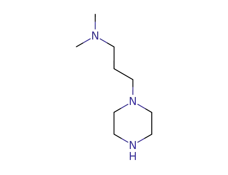 Molecular Structure of 877-96-3 (1-[3-(DIMETHYLAMINO)PROPYL]PIPERAZINE)