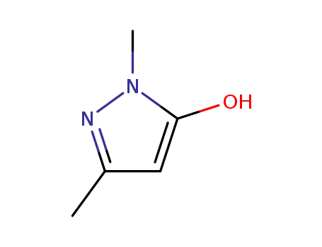 Molecular Structure of 5203-77-0 (1,3-Dimethyl-5-hydroxypyrazole)