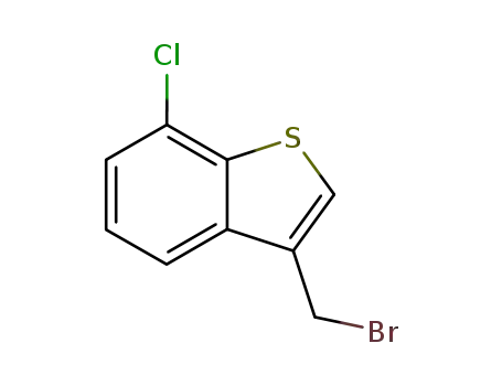 Molecular Structure of 17512-61-7 (3-(BROMOMETHYL)-7-CHLORO BENZO[B]THIOPHENE)