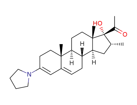 1-((8R,9S,10R,13S,14S,16R,17R)-17-Hydroxy-10,13,16-trimethyl-3-pyrrolidin-1-yl-2,7,8,9,10,11,12,13,14,15,16,17-dodecahydro-1H-cyclopenta[a]phenanthren-17-yl)-ethanone