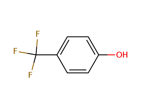 Molecular Structure of 402-45-9 (4-Trifluoromethylphenol)