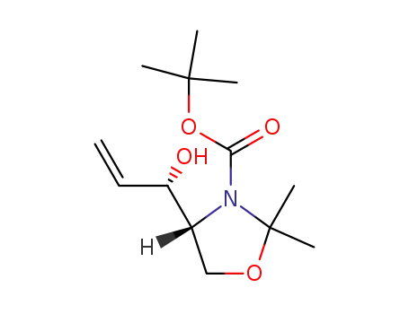 (4R,1'S)-4-(1-hydroxy-allyl)-2,2-dimethyl-oxazolidine-3-carboxylic acid tert-butyl ester