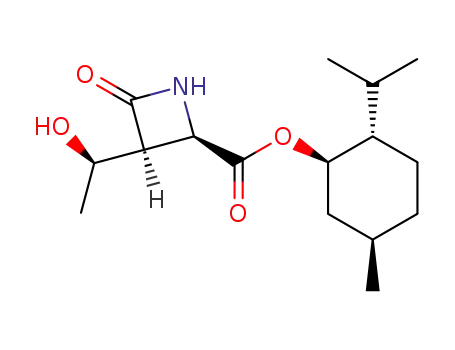 (3S,4R)-3-<(R)-1'-hydroxyethyl>-4-(-)-menthyloxycarbonylazetidin-2-one