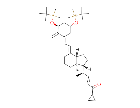 (2E,4R)-4-[(1R,3aS,4E,7aR)-4-[(2E)-2-[(3S,5R)-3,5-Bis[[(tert-butyl)dimethylsilyl]oxy]-2-methylenecyclohexylidene]ethylidene]octahydro-7a-methyl-1H-inden-1-yl]-1-cyclopropyl-2-penten-1-one