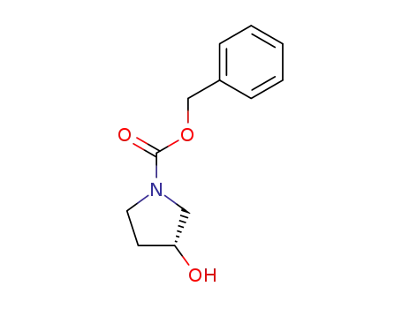 Molecular Structure of 100858-33-1 ((R)-1-CBZ-3-PYRROLIDINOL)
