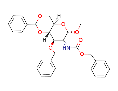 D-Glucopyranoside, methyl 2-deoxy-2-[[(phenylmethoxy)carbonyl]amino]-3-O-(phenylmethyl)-4,6-O-(phenylmethylene)-