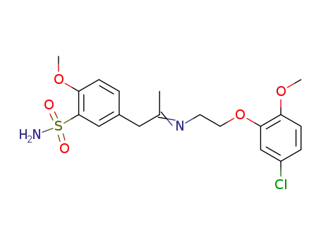 5-{2-[(E)-2-(5-Chloro-2-methoxy-phenoxy)-ethylimino]-propyl}-2-methoxy-benzenesulfonamide