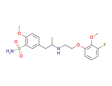 5-[2-[2-(3-Fluoro-2-methoxyphenoxy)ethylamino]propyl]-2-methoxybenzenesulfonamide