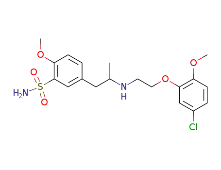 5-{2-[2-(5-Chloro-2-methoxy-phenoxy)-ethylamino]-propyl}-2-methoxy-benzenesulfonamide