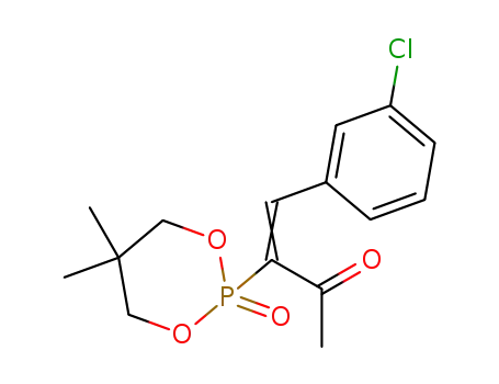 2-<1-acetyl-2-(3-chlorophenyl)ethenyl>-5,5-dimethyl-2-oxo-1,3,2-dioxaphosphorinane