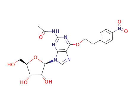 2-N-Acetyl-6-O-((4-nitrophenyl)ethyl)guanosine