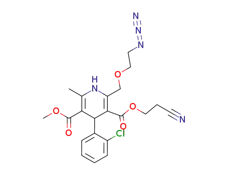 2-<(2-azidoethoxy)methyl>-4-(2-chlorophenyl)-3-(2-cyanoethoxycarbonyl)-5-methoxycarbonyl-6-methyl-1,4-dihydropyridine