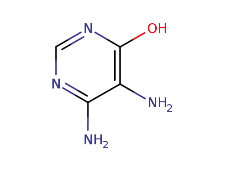 Molecular Structure of 1672-50-0 (4,5-Diamino-6-hydroxypyrimidine)