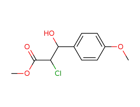 methyl 2-chloro-3-hydroxy-3-(4-methoxyphenyl)propionate
