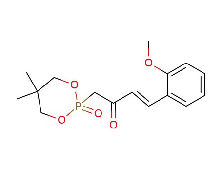 2,2-dimethyl-1,3-propanediyl 4-(2-methoxyphenyl)-2-oxo-3-butenylphosphonate