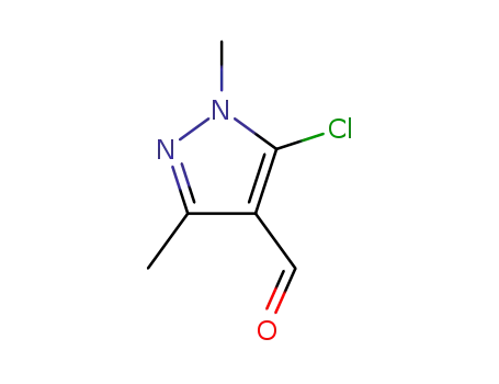 Molecular Structure of 27006-76-4 (5-Chloro-1,3-dimethyl-1H-pyrazole-4-carbaldehyde)
