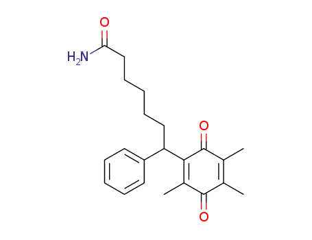 7-(3,5,6-trimethyl-1,4-benzoquinon-2-yl)-7-phenylheptanamide