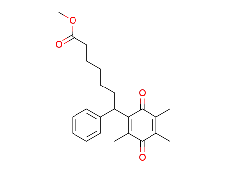6-(6-methoxycarbonyl-1-phenylhexyl)-2,3,5-trimethylbenzoquinone