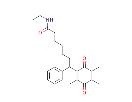 7-Phenyl-7-(2,4,5-trimethyl-3,6-dioxo-cyclohexa-1,4-dienyl)-heptanoic acid isopropylamide