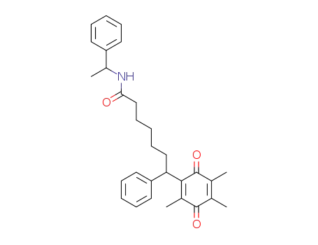 7-Phenyl-7-(2,4,5-trimethyl-3,6-dioxo-cyclohexa-1,4-dienyl)-heptanoic acid (1-phenyl-ethyl)-amide